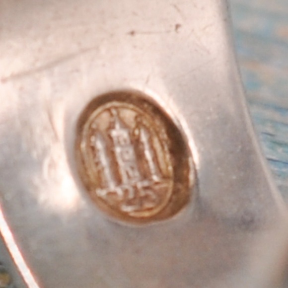 Vintage solid silver adjustable statement ring - Picture 7 of 8